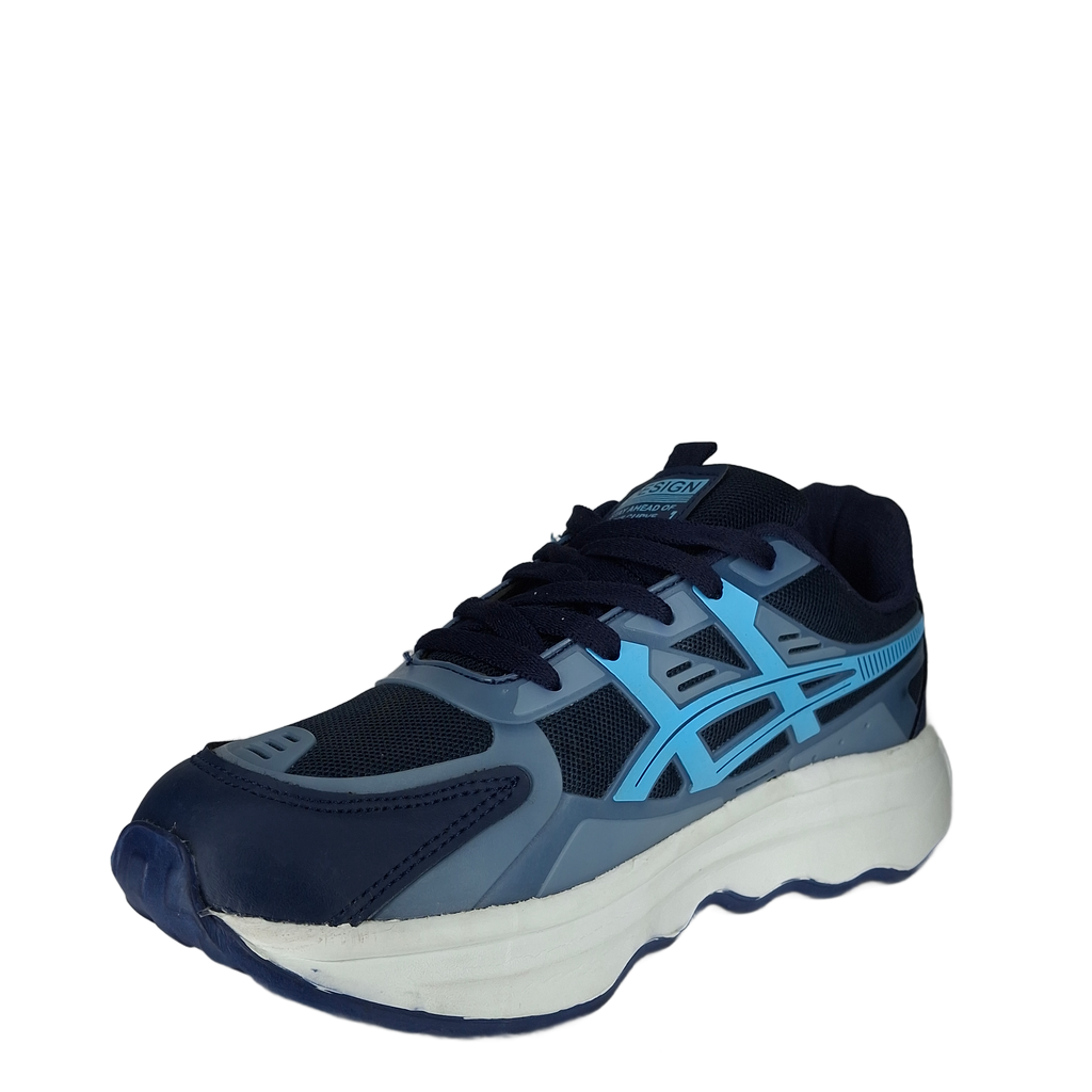 Grandwalk Aldas Pro Sneakers – Navy Blue & Sky Blue