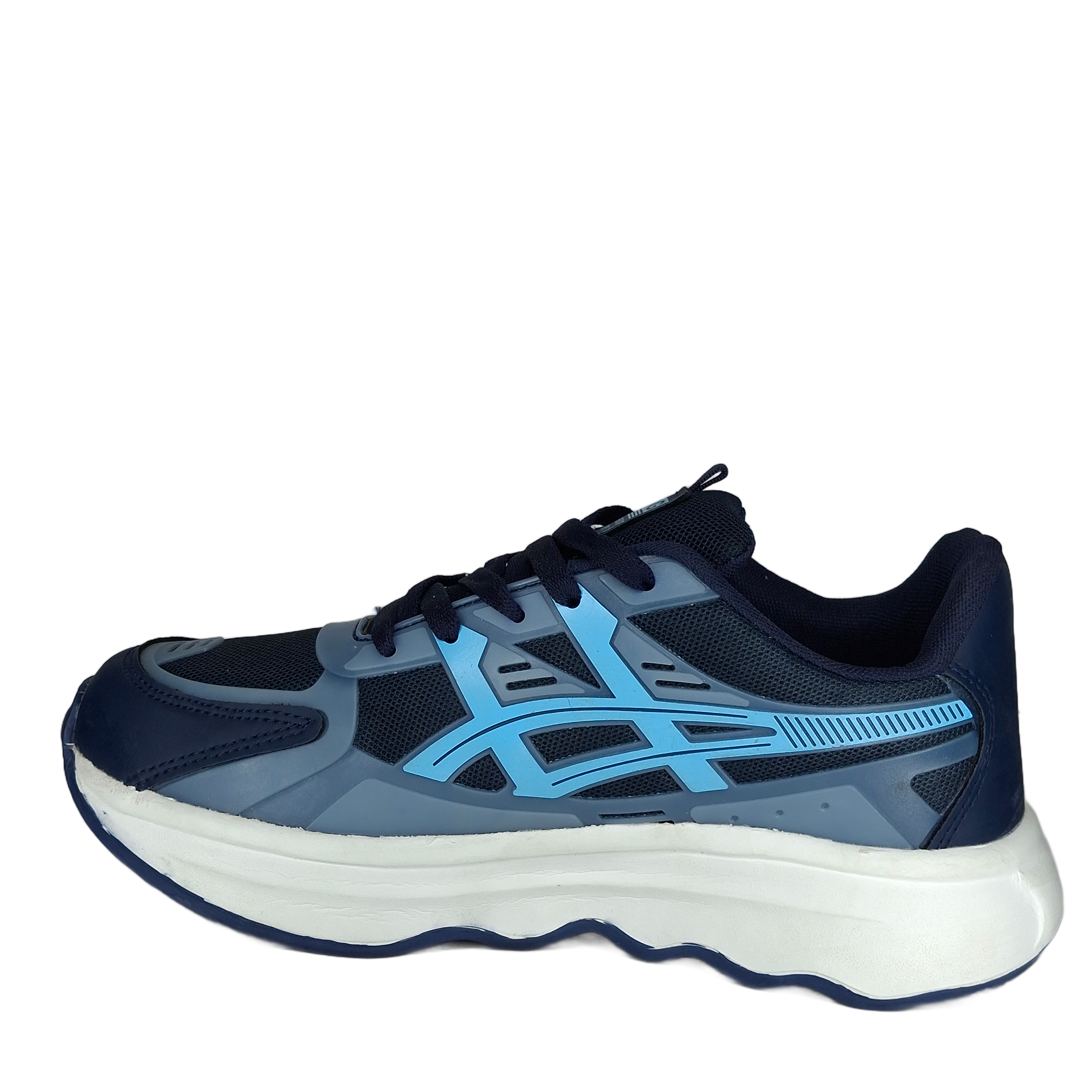 Grandwalk Aldas Pro Sneakers – Navy Blue & Sky Blue