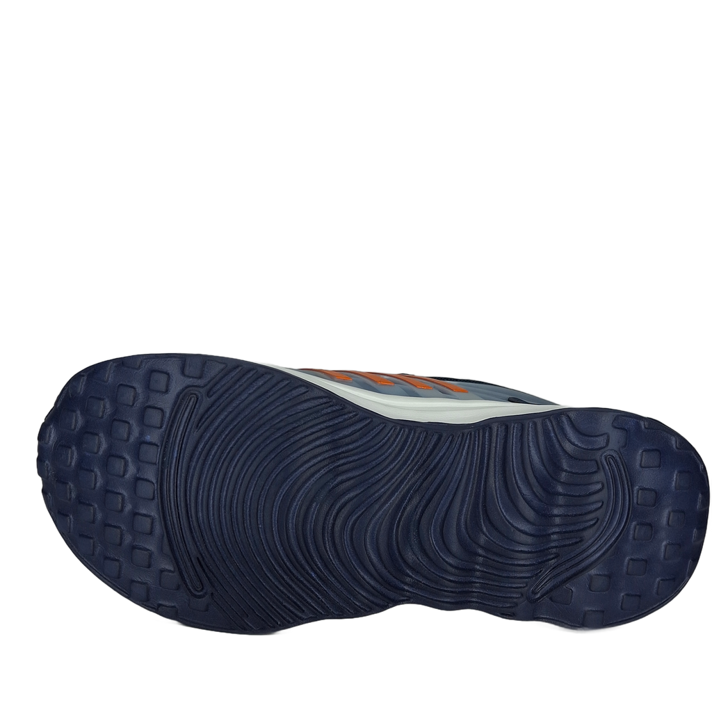 Grandwalk Aldas Pro Sneakers – Navy Blue & Orange