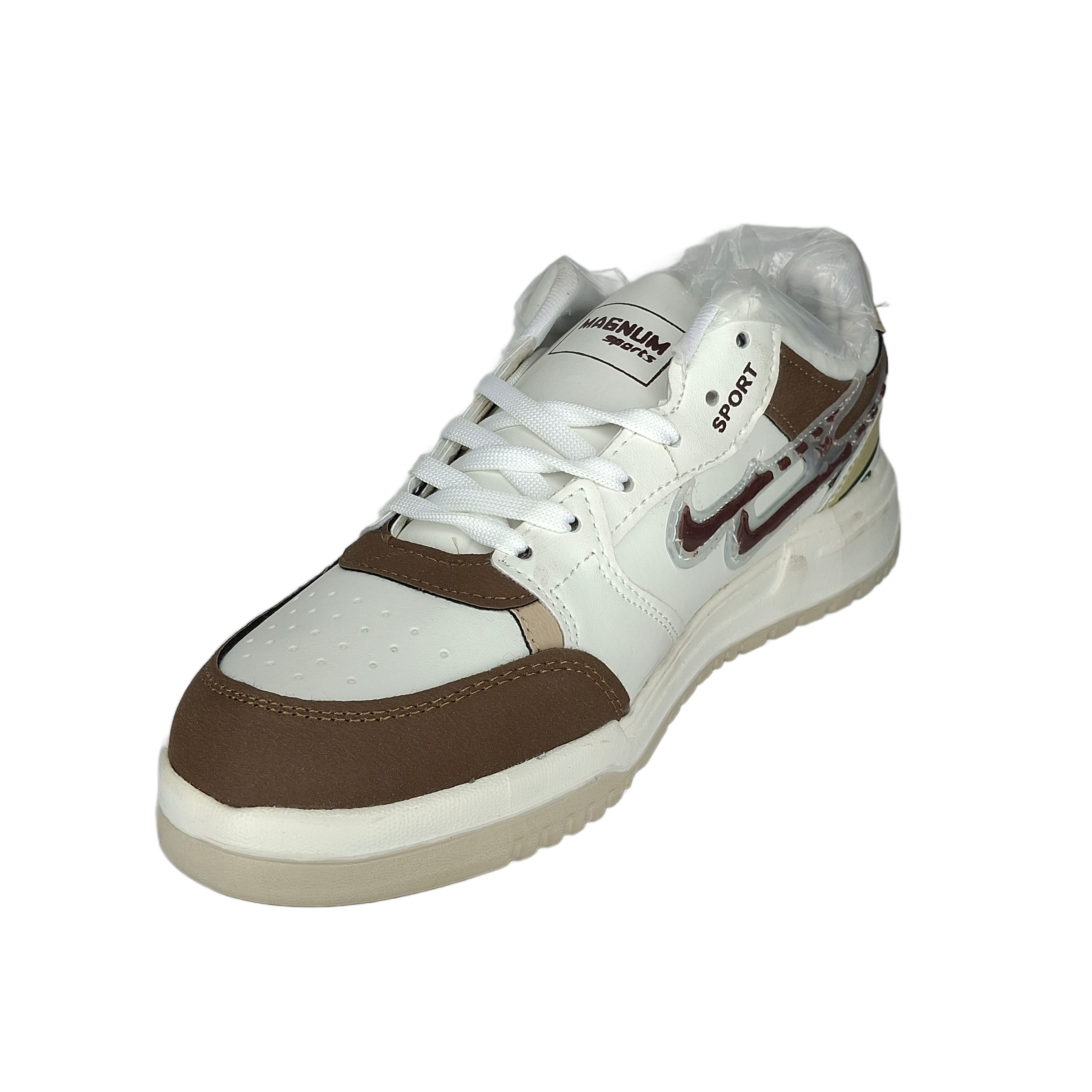 Grandwalk Magnum Pro Street Sneakers – Beige & White
