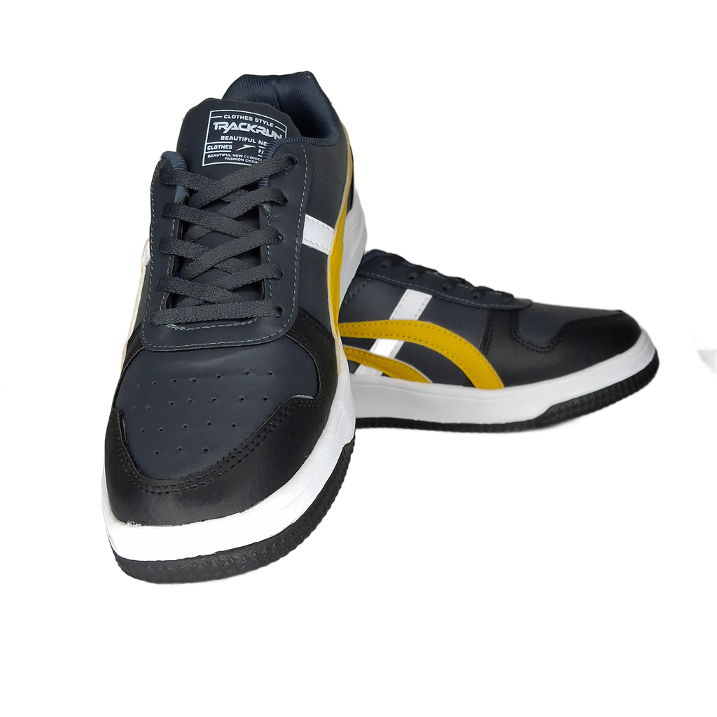 Grandwalk Trackrun Sneakers Black & Yellow