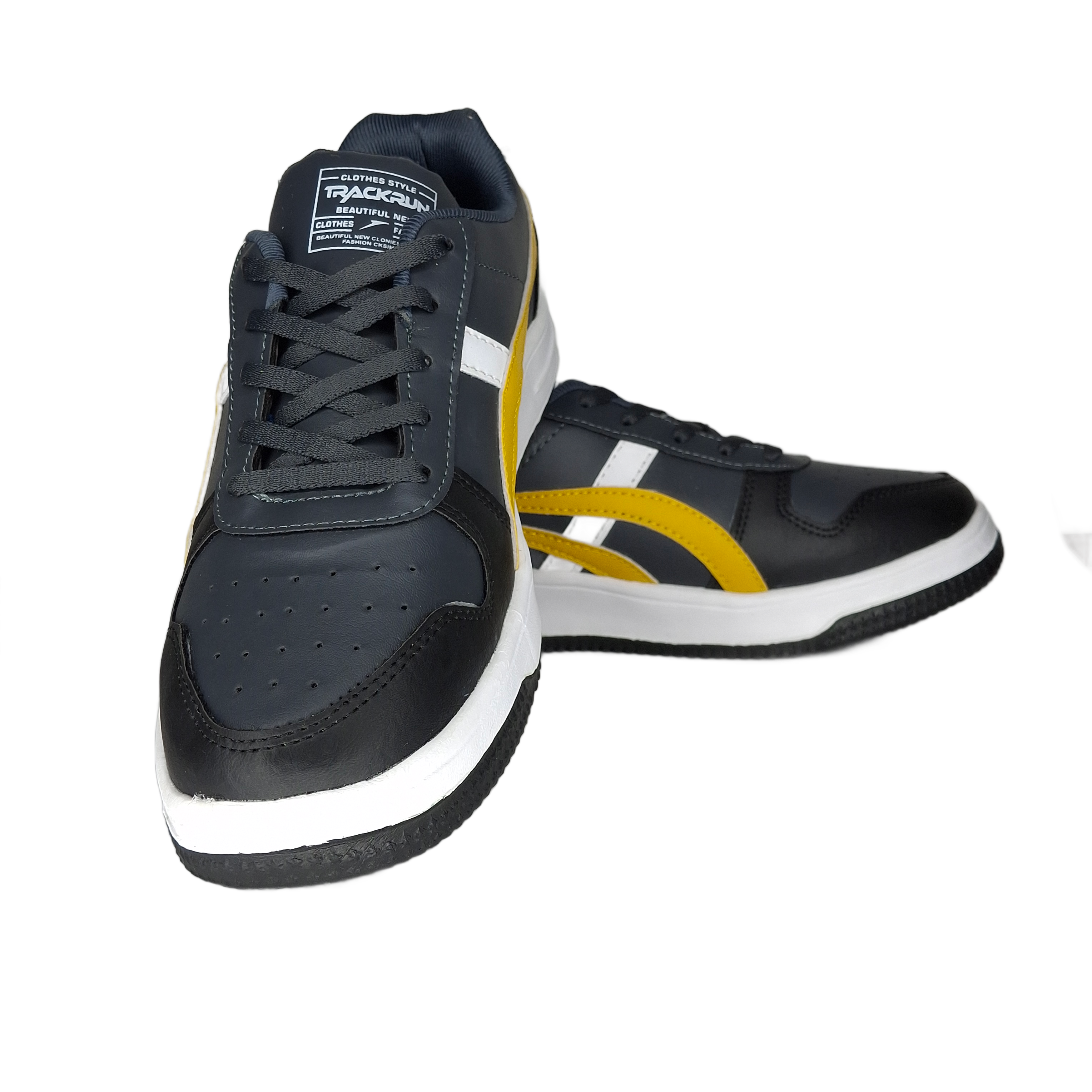 Grandwalk Trackrun Sneakers Black & Yellow